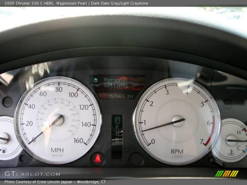 Magnesium Pearl / Dark Slate Gray/Light Graystone 2005 Chrysler 300 C HEMI