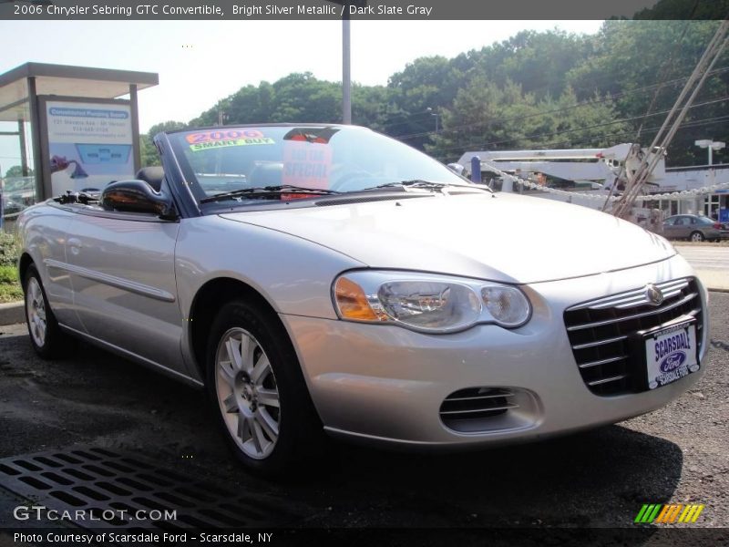 Bright Silver Metallic / Dark Slate Gray 2006 Chrysler Sebring GTC Convertible