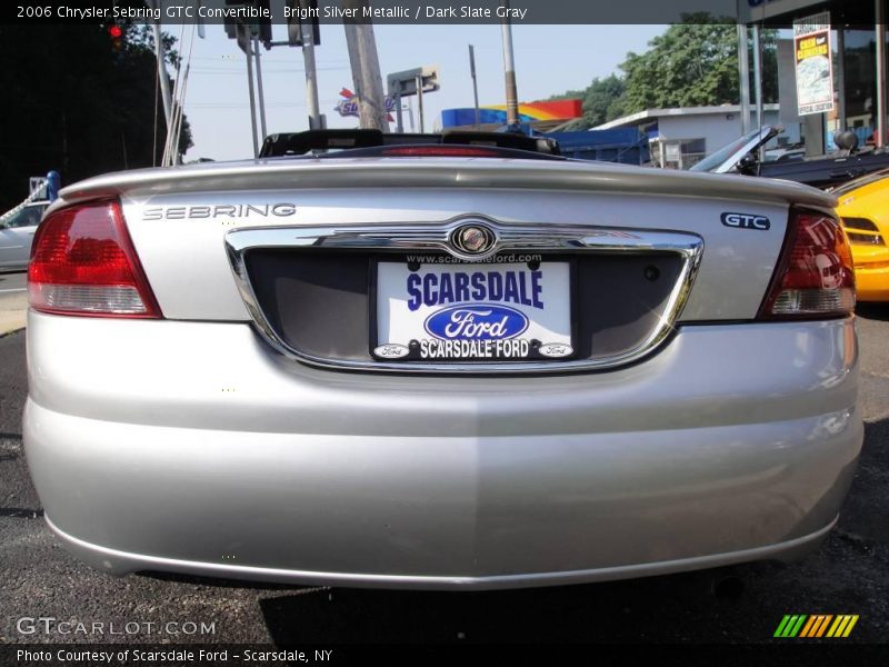 Bright Silver Metallic / Dark Slate Gray 2006 Chrysler Sebring GTC Convertible