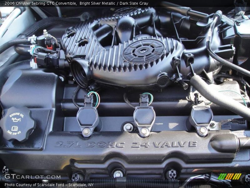 Bright Silver Metallic / Dark Slate Gray 2006 Chrysler Sebring GTC Convertible