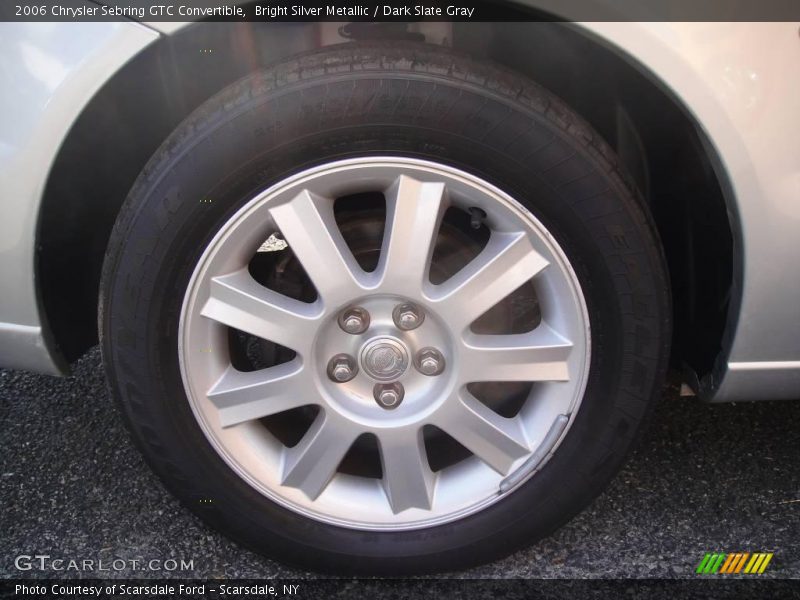 Bright Silver Metallic / Dark Slate Gray 2006 Chrysler Sebring GTC Convertible