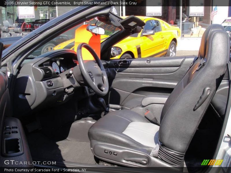 Bright Silver Metallic / Dark Slate Gray 2006 Chrysler Sebring GTC Convertible