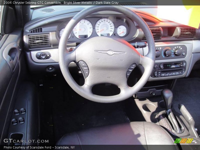 Bright Silver Metallic / Dark Slate Gray 2006 Chrysler Sebring GTC Convertible