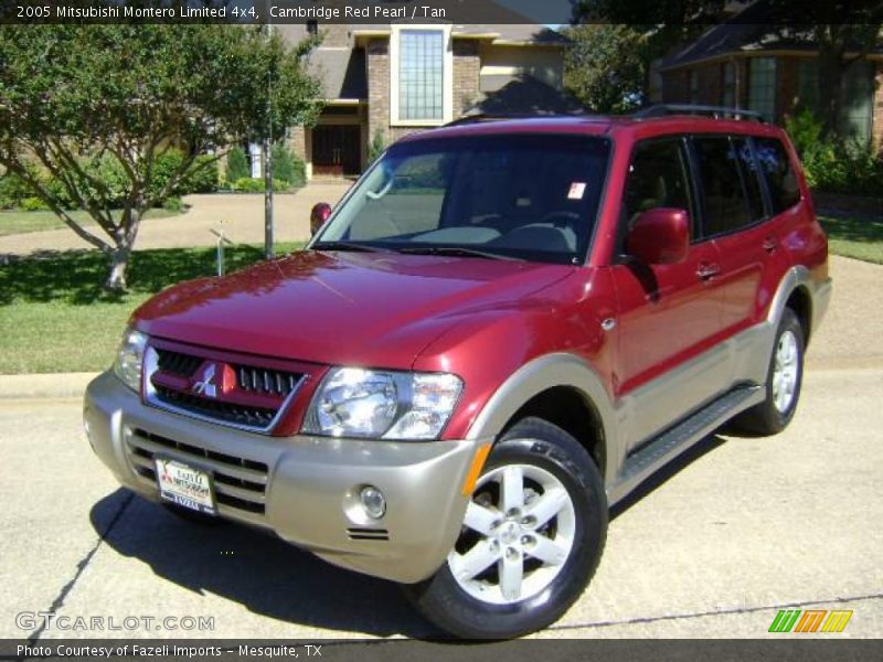 Cambridge Red Pearl / Tan 2005 Mitsubishi Montero Limited 4x4
