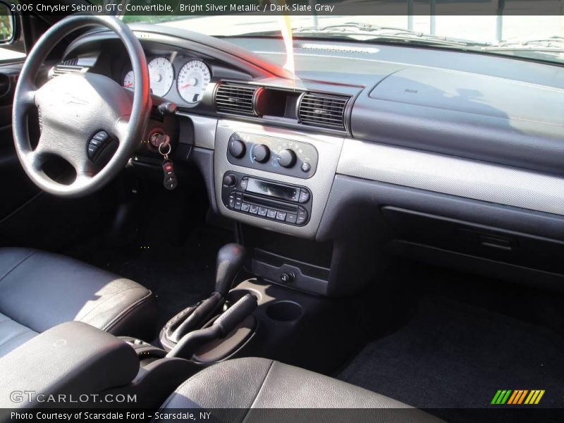 Bright Silver Metallic / Dark Slate Gray 2006 Chrysler Sebring GTC Convertible