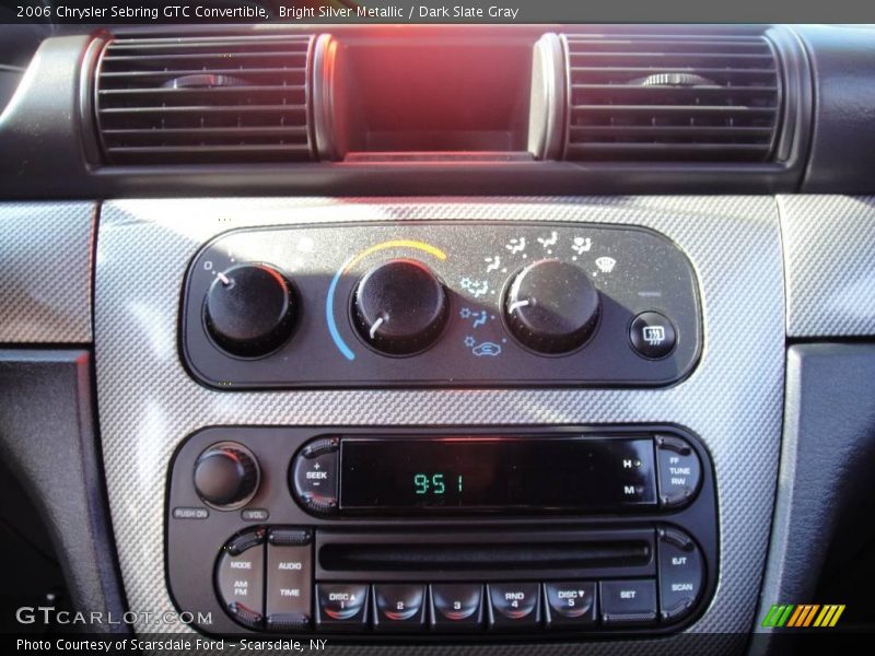 Bright Silver Metallic / Dark Slate Gray 2006 Chrysler Sebring GTC Convertible