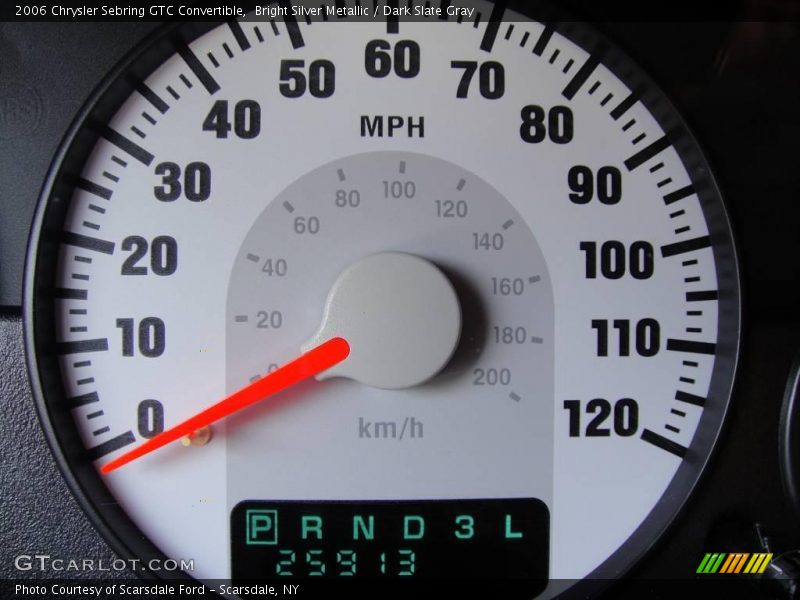 Bright Silver Metallic / Dark Slate Gray 2006 Chrysler Sebring GTC Convertible