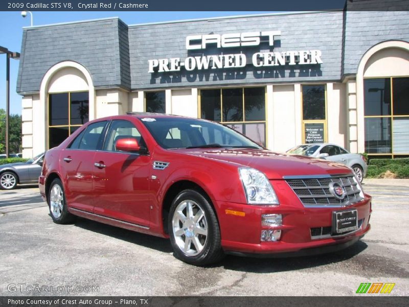 Crystal Red / Cashmere 2009 Cadillac STS V8