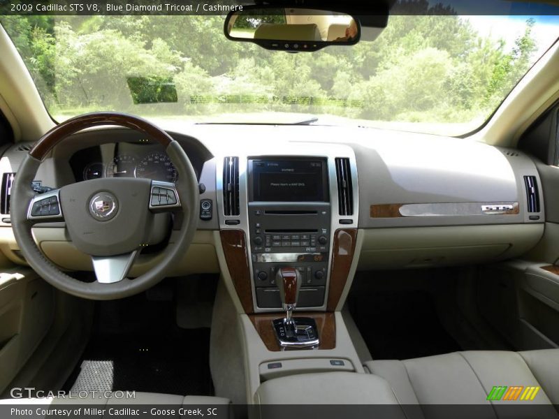 Blue Diamond Tricoat / Cashmere 2009 Cadillac STS V8