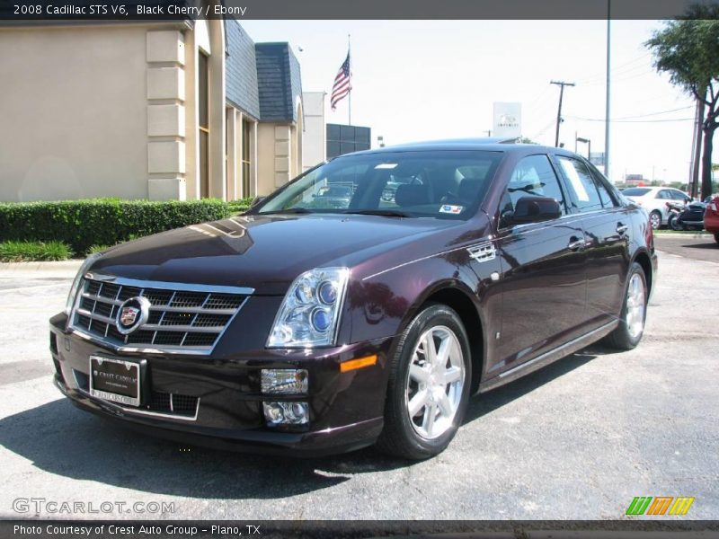Black Cherry / Ebony 2008 Cadillac STS V6