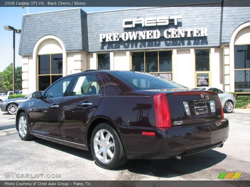 Black Cherry / Ebony 2008 Cadillac STS V6