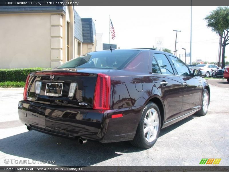 Black Cherry / Ebony 2008 Cadillac STS V6