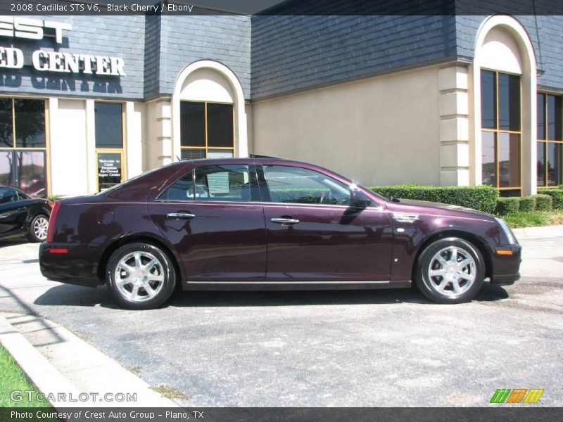 Black Cherry / Ebony 2008 Cadillac STS V6