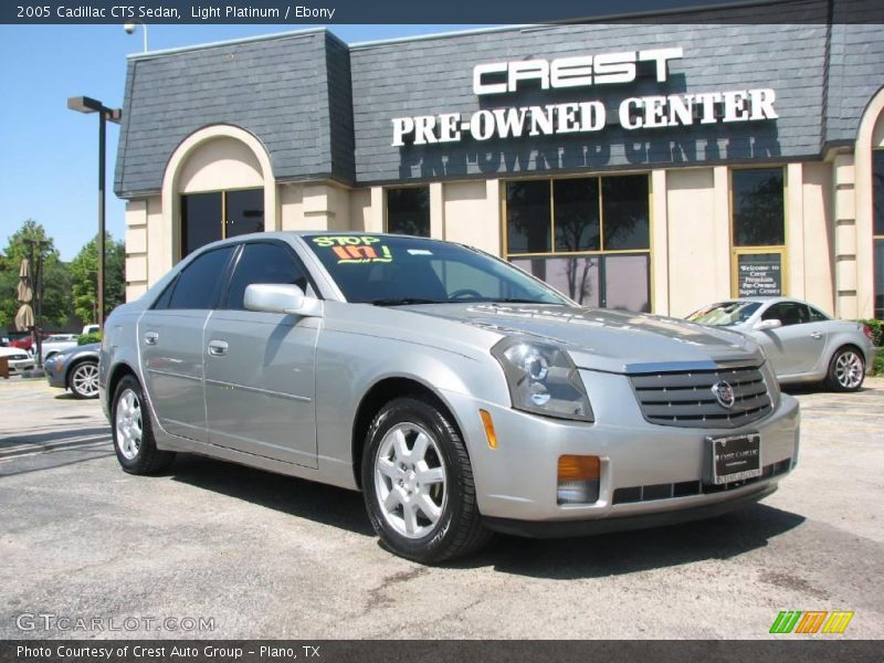 Light Platinum / Ebony 2005 Cadillac CTS Sedan