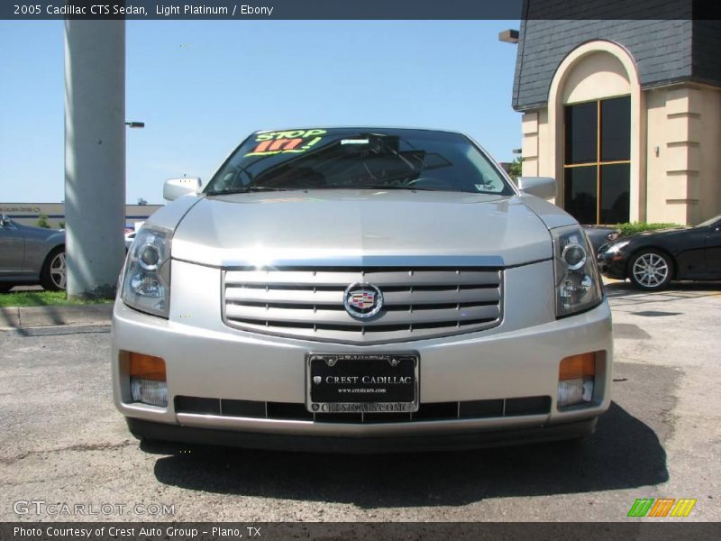 Light Platinum / Ebony 2005 Cadillac CTS Sedan