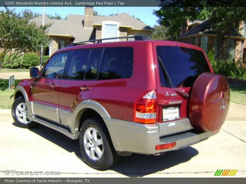 Cambridge Red Pearl / Tan 2005 Mitsubishi Montero Limited 4x4