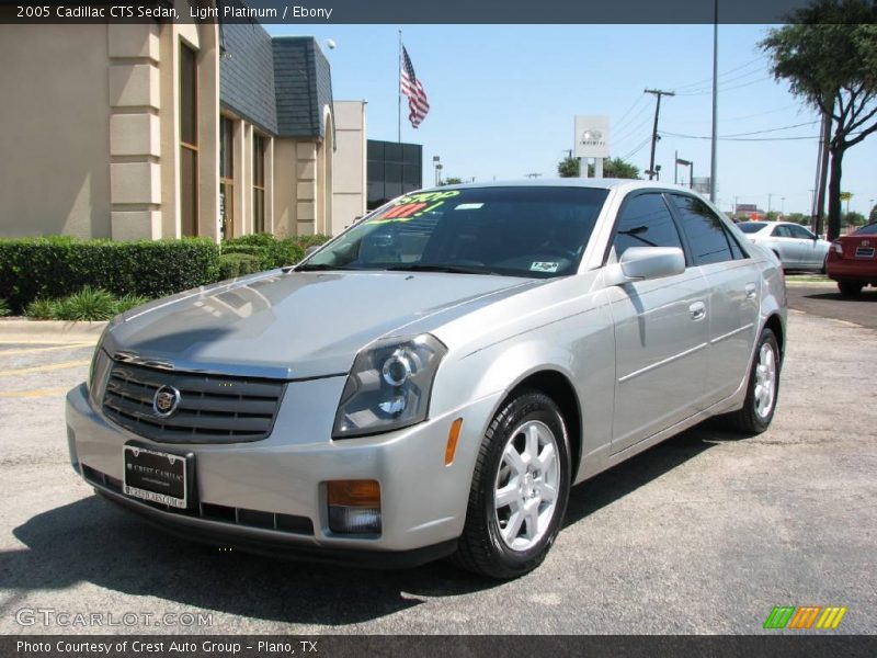 Light Platinum / Ebony 2005 Cadillac CTS Sedan