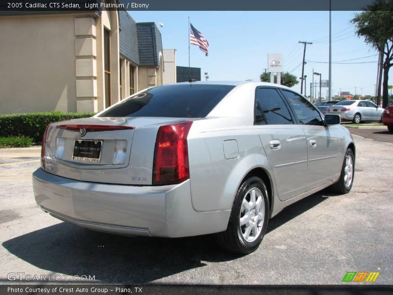 Light Platinum / Ebony 2005 Cadillac CTS Sedan