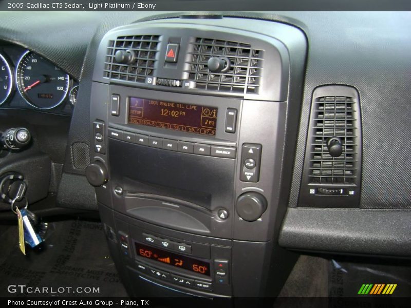 Light Platinum / Ebony 2005 Cadillac CTS Sedan