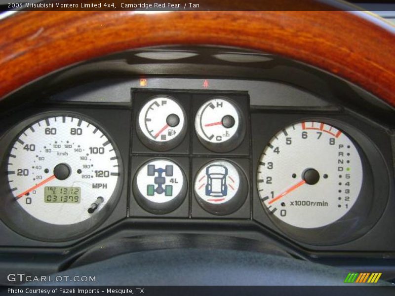Cambridge Red Pearl / Tan 2005 Mitsubishi Montero Limited 4x4