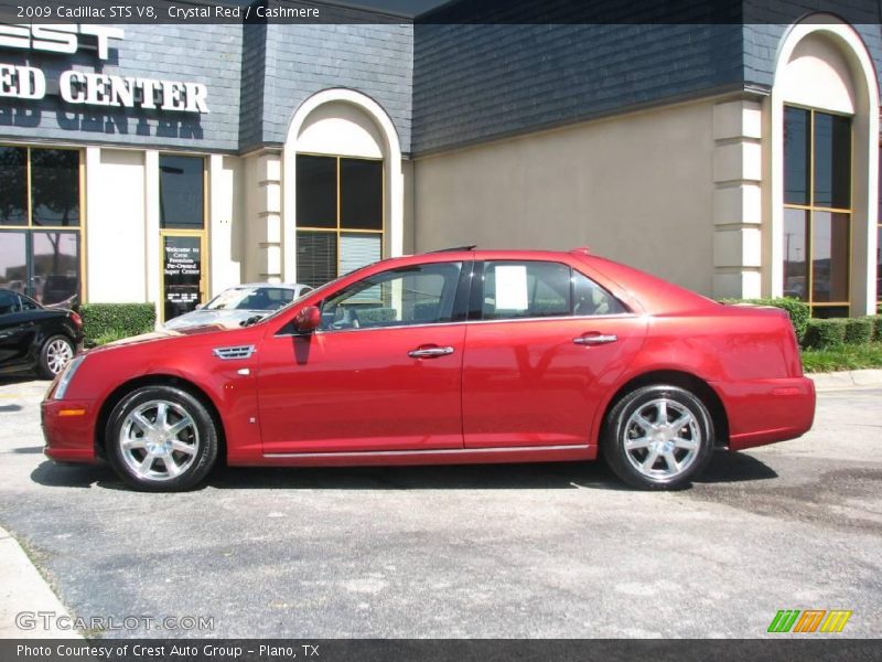 Crystal Red / Cashmere 2009 Cadillac STS V8