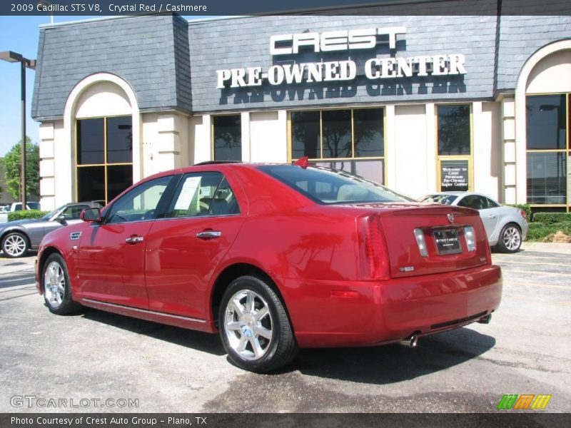 Crystal Red / Cashmere 2009 Cadillac STS V8