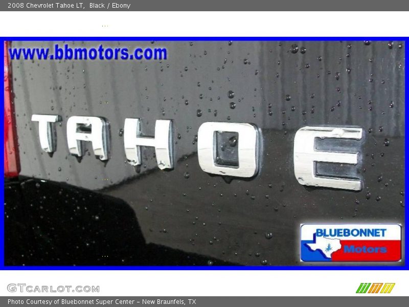 Black / Ebony 2008 Chevrolet Tahoe LT