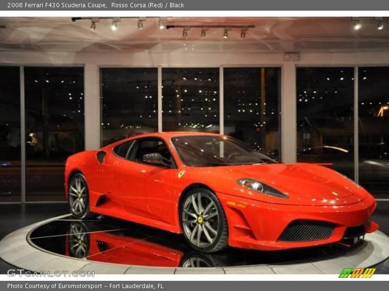 Rosso Corsa (Red) / Black 2008 Ferrari F430 Scuderia Coupe