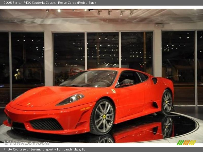 Rosso Corsa (Red) / Black 2008 Ferrari F430 Scuderia Coupe