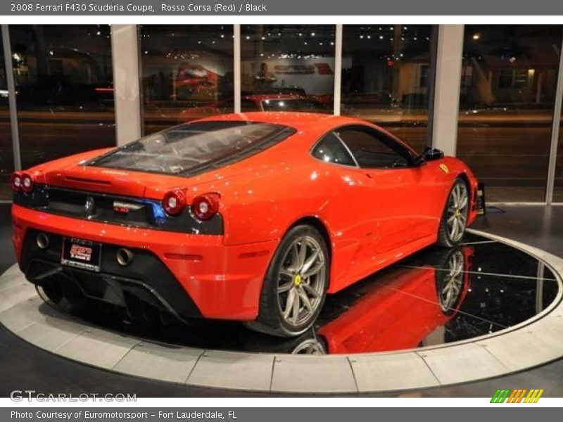 Rosso Corsa (Red) / Black 2008 Ferrari F430 Scuderia Coupe