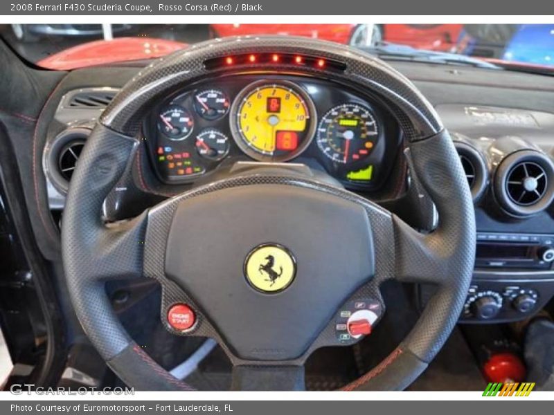 Rosso Corsa (Red) / Black 2008 Ferrari F430 Scuderia Coupe