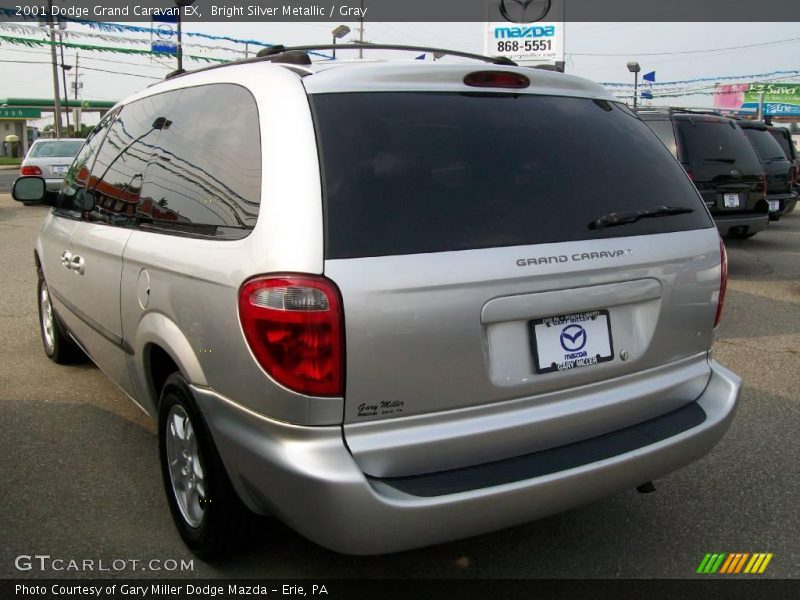Bright Silver Metallic / Gray 2001 Dodge Grand Caravan EX