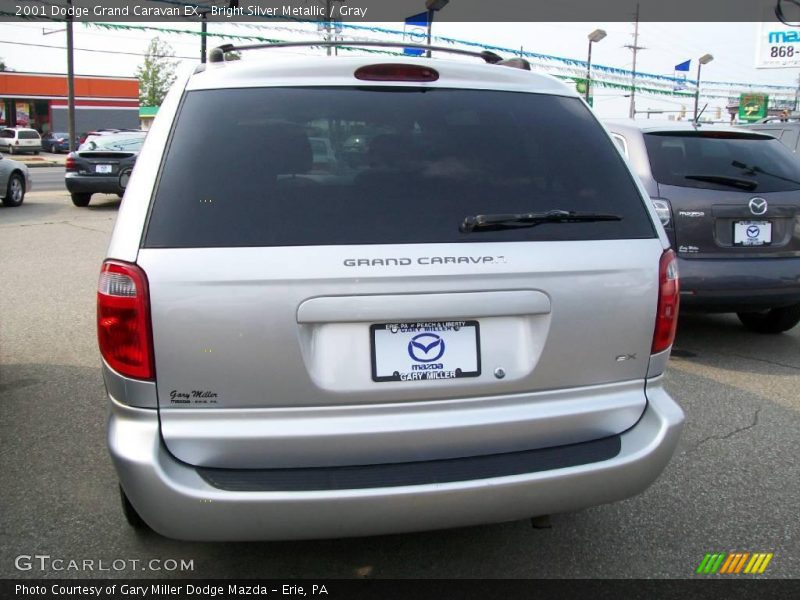 Bright Silver Metallic / Gray 2001 Dodge Grand Caravan EX