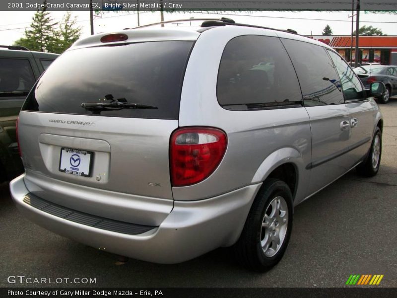 Bright Silver Metallic / Gray 2001 Dodge Grand Caravan EX