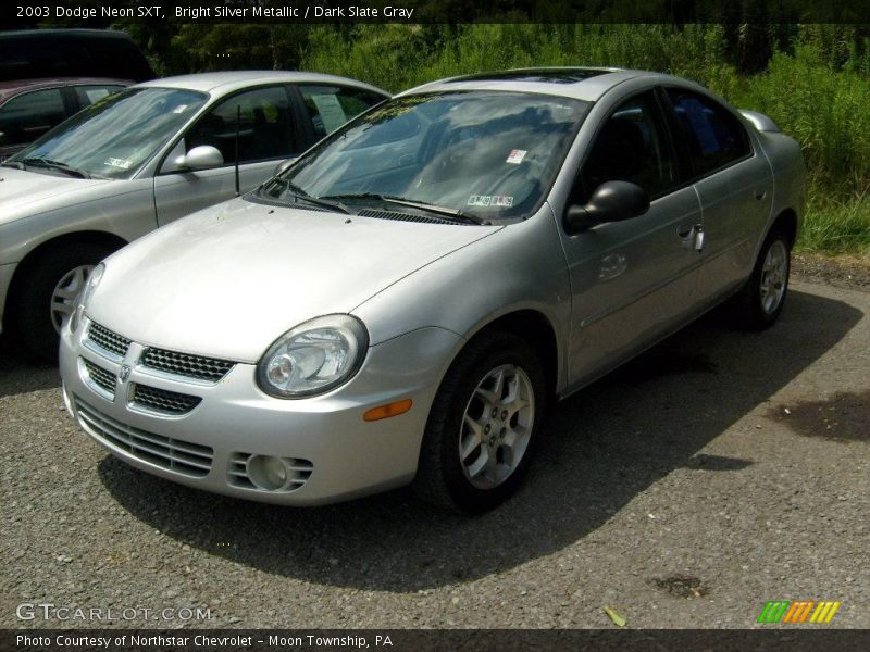 Bright Silver Metallic / Dark Slate Gray 2003 Dodge Neon SXT