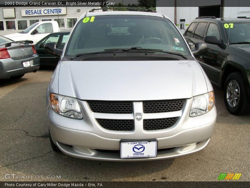 Bright Silver Metallic / Gray 2001 Dodge Grand Caravan EX