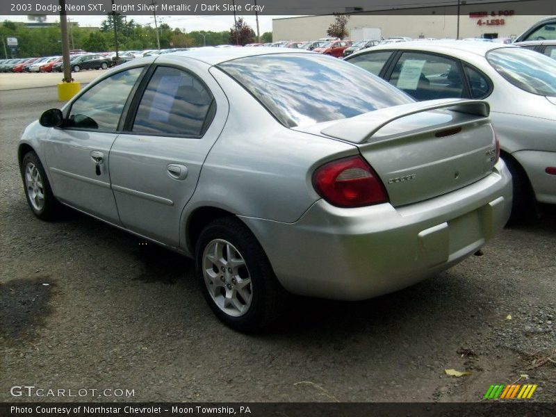 Bright Silver Metallic / Dark Slate Gray 2003 Dodge Neon SXT