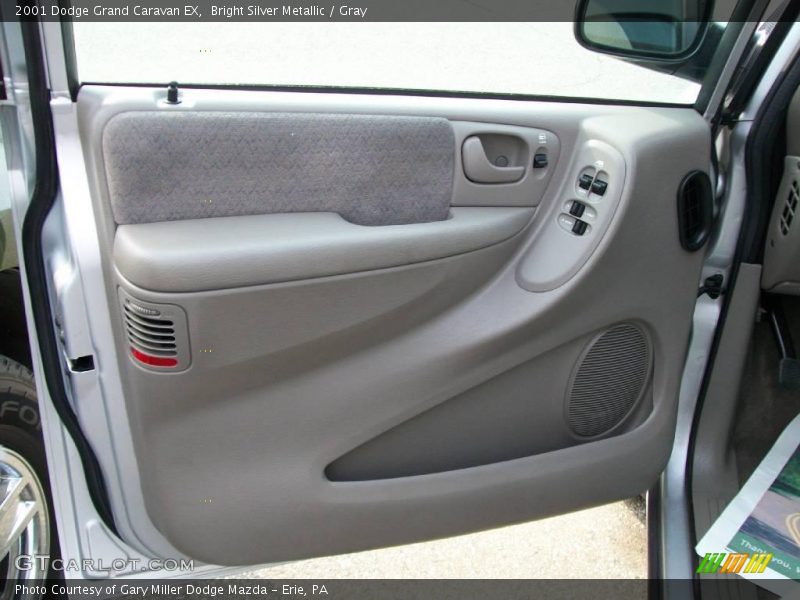 Bright Silver Metallic / Gray 2001 Dodge Grand Caravan EX