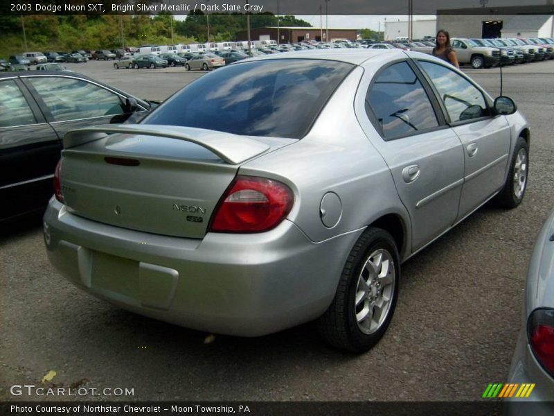 Bright Silver Metallic / Dark Slate Gray 2003 Dodge Neon SXT