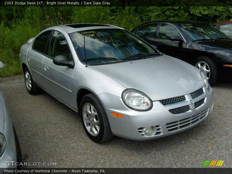 Bright Silver Metallic / Dark Slate Gray 2003 Dodge Neon SXT