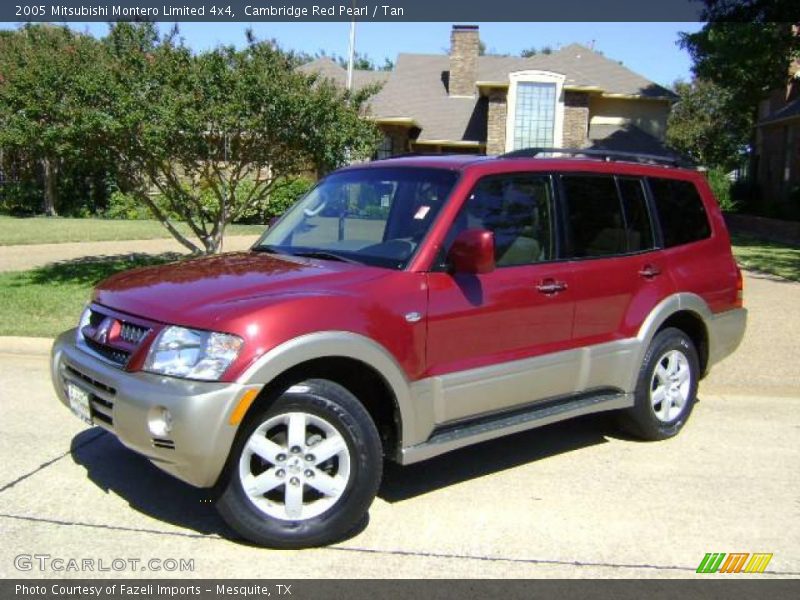 Cambridge Red Pearl / Tan 2005 Mitsubishi Montero Limited 4x4