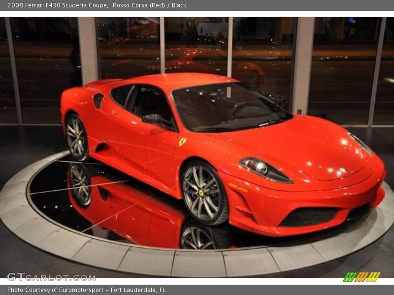 Rosso Corsa (Red) / Black 2008 Ferrari F430 Scuderia Coupe