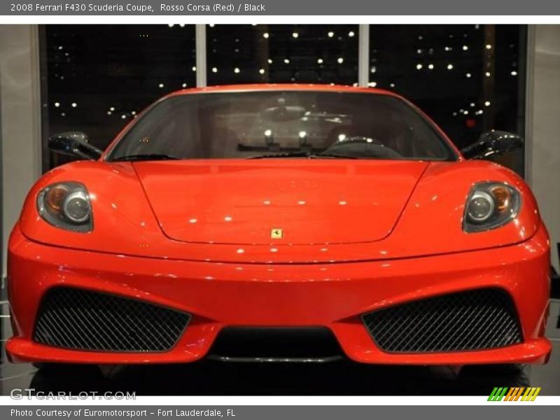 Rosso Corsa (Red) / Black 2008 Ferrari F430 Scuderia Coupe