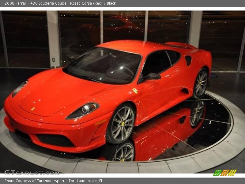 Rosso Corsa (Red) / Black 2008 Ferrari F430 Scuderia Coupe
