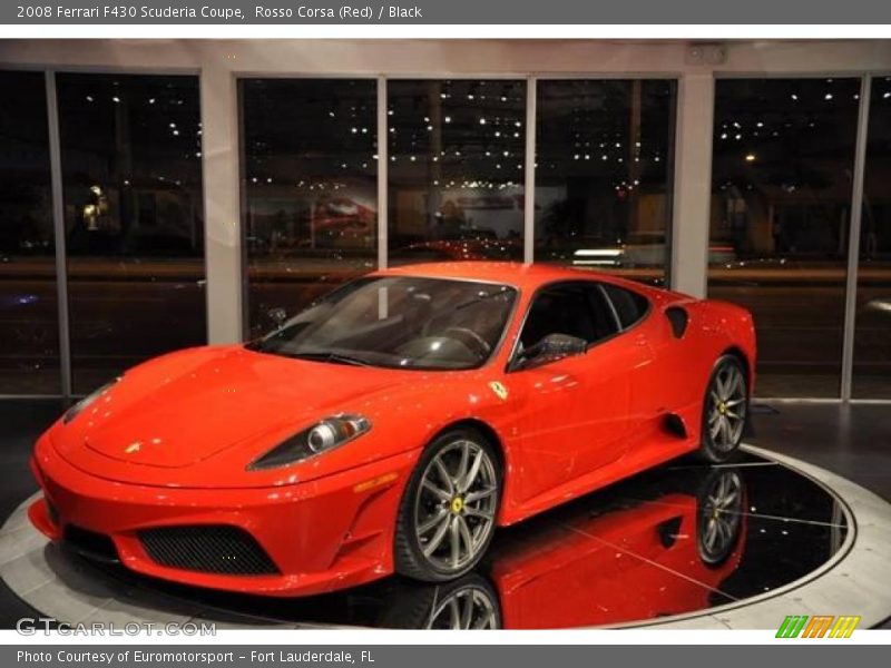Rosso Corsa (Red) / Black 2008 Ferrari F430 Scuderia Coupe
