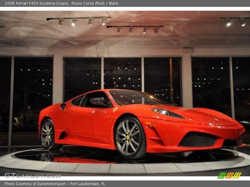 Rosso Corsa (Red) / Black 2008 Ferrari F430 Scuderia Coupe
