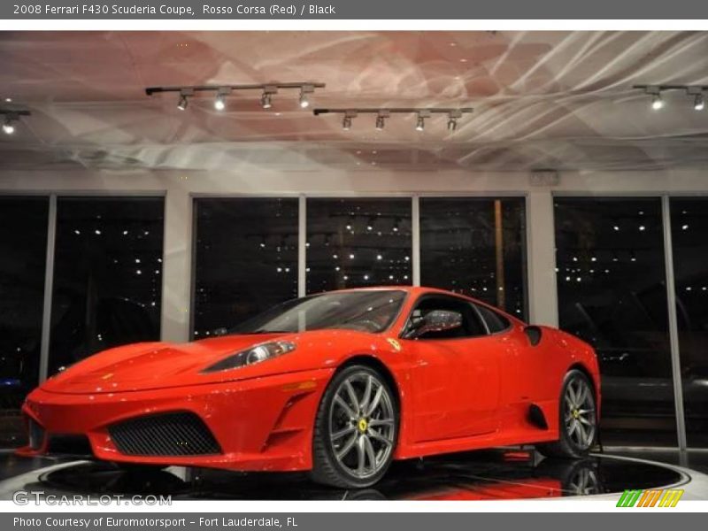 Rosso Corsa (Red) / Black 2008 Ferrari F430 Scuderia Coupe