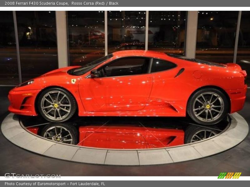 Rosso Corsa (Red) / Black 2008 Ferrari F430 Scuderia Coupe