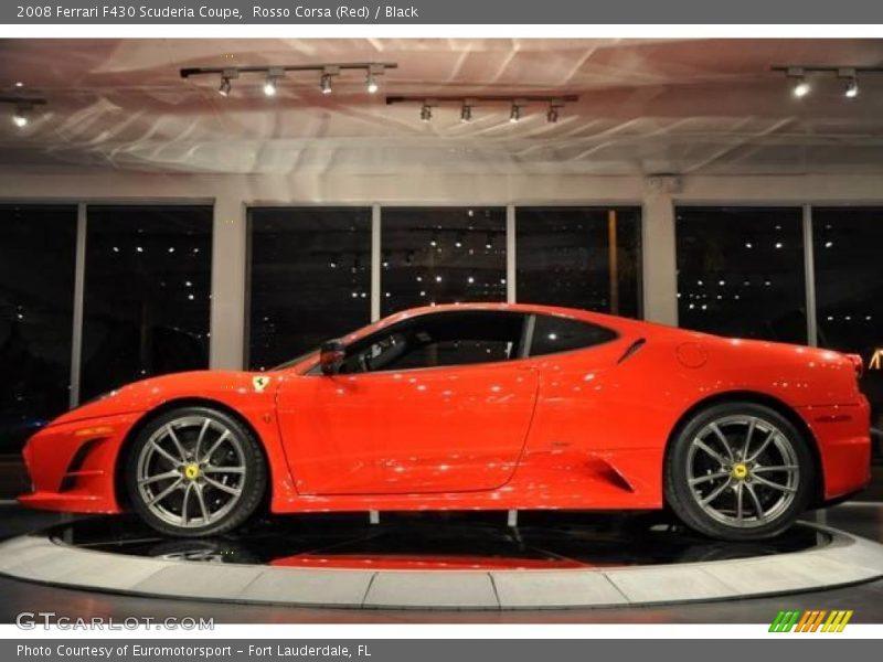 Rosso Corsa (Red) / Black 2008 Ferrari F430 Scuderia Coupe