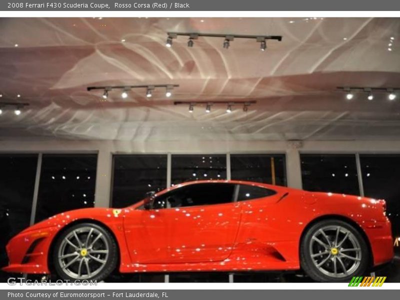 Rosso Corsa (Red) / Black 2008 Ferrari F430 Scuderia Coupe